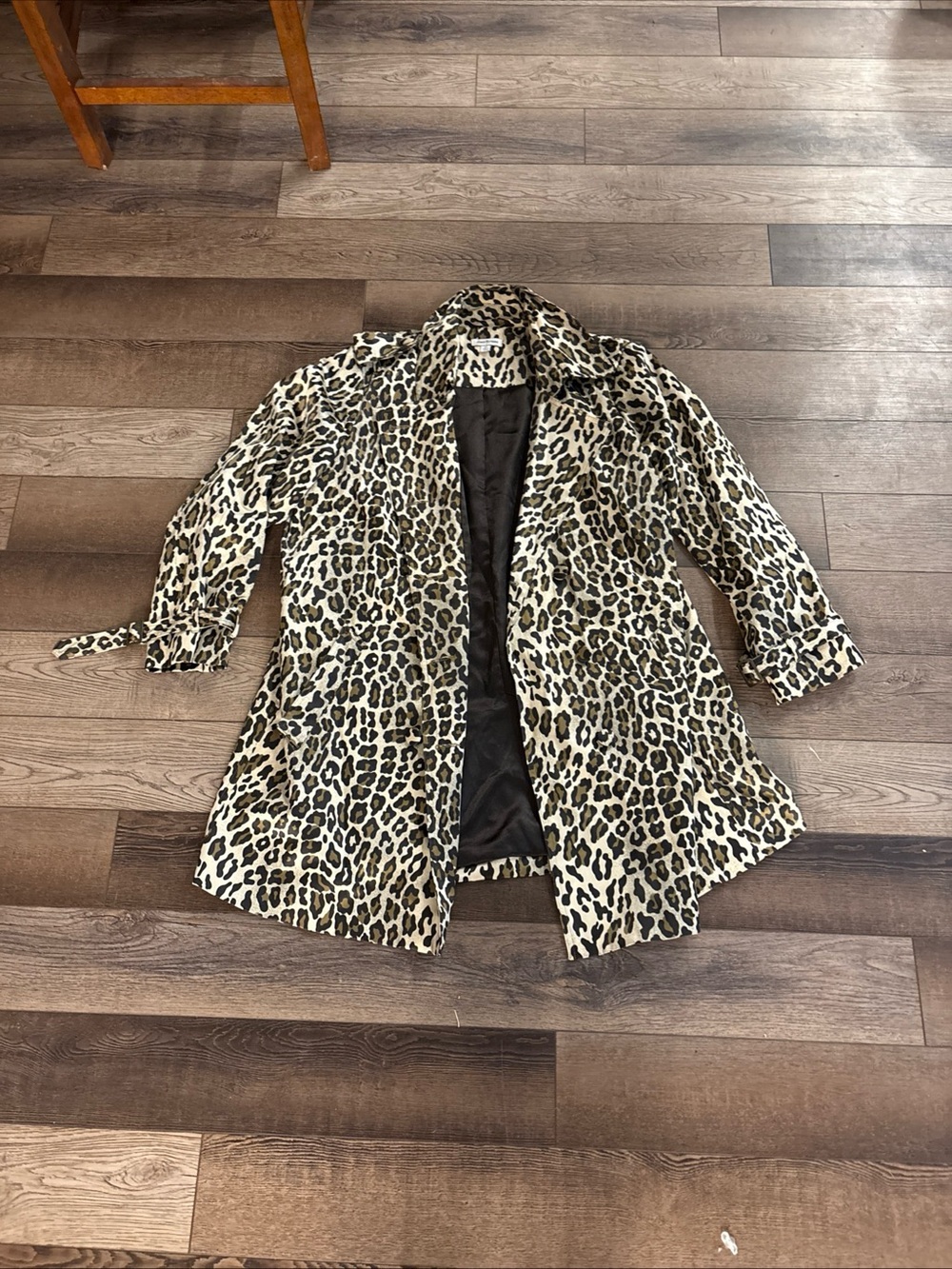 Joan Rivers Leopard Print Trench Coat - Women's Animal Print Jacket